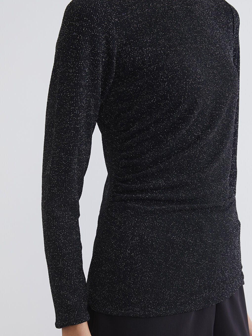 Женщины Черный Блузка-2