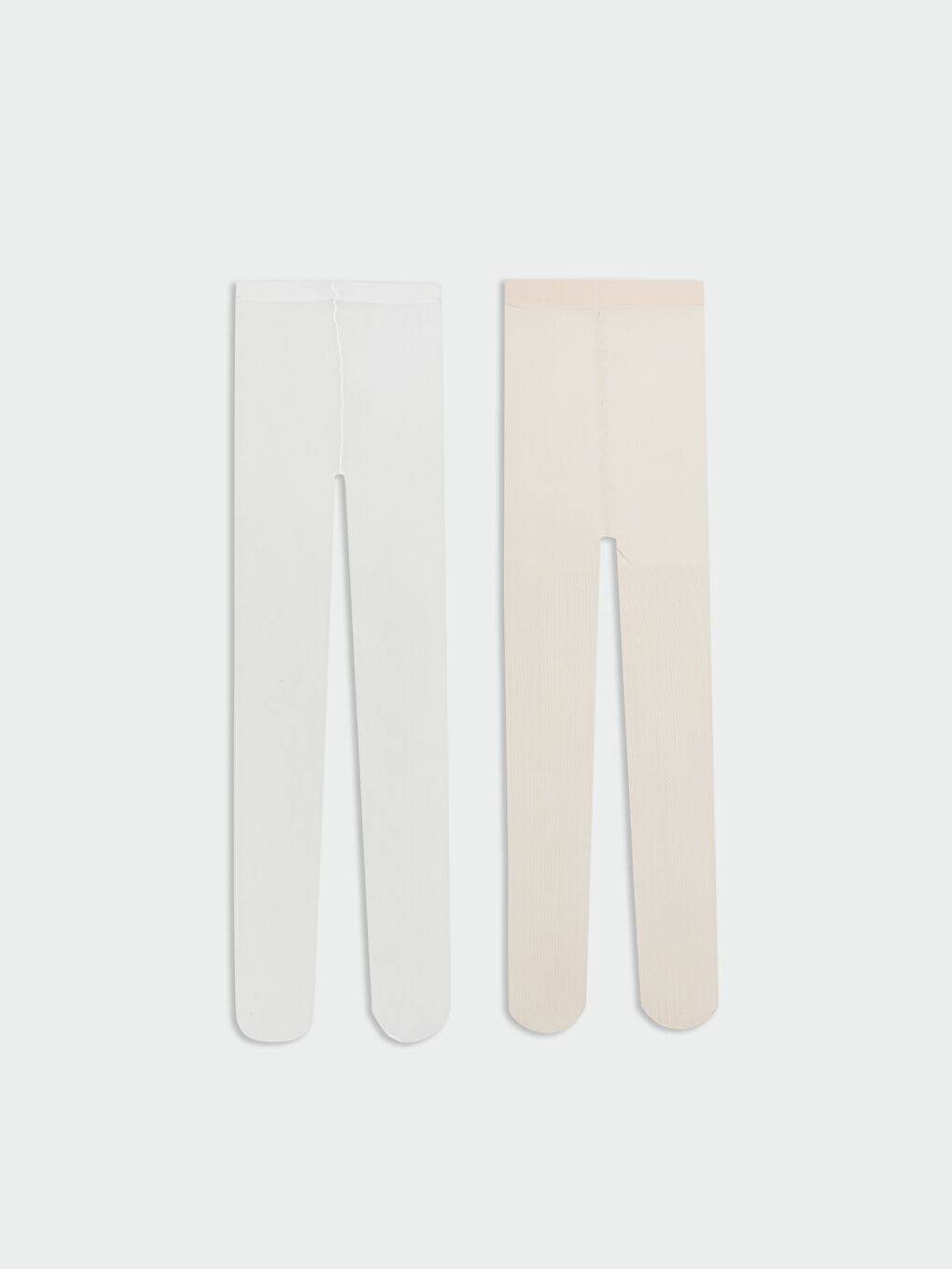 Pembe Kız Çocuk Külotlu Çorap 2'li