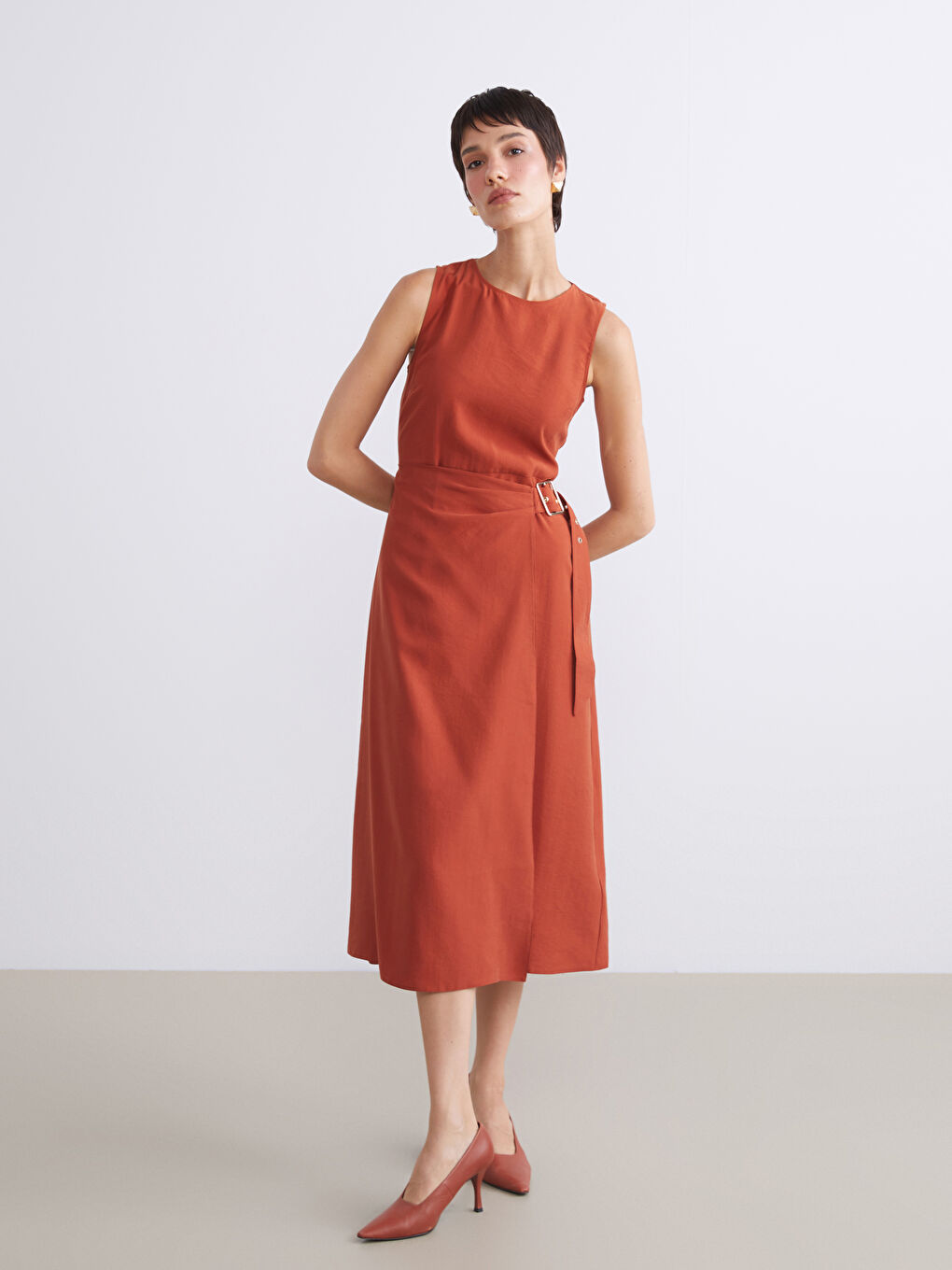 LCW Vision Woman ORANGE Dress -W5L151Z8-1HT