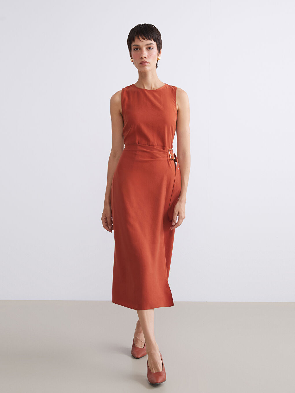 LCW Vision Woman ORANGE Dress -W5L151Z8-1HT