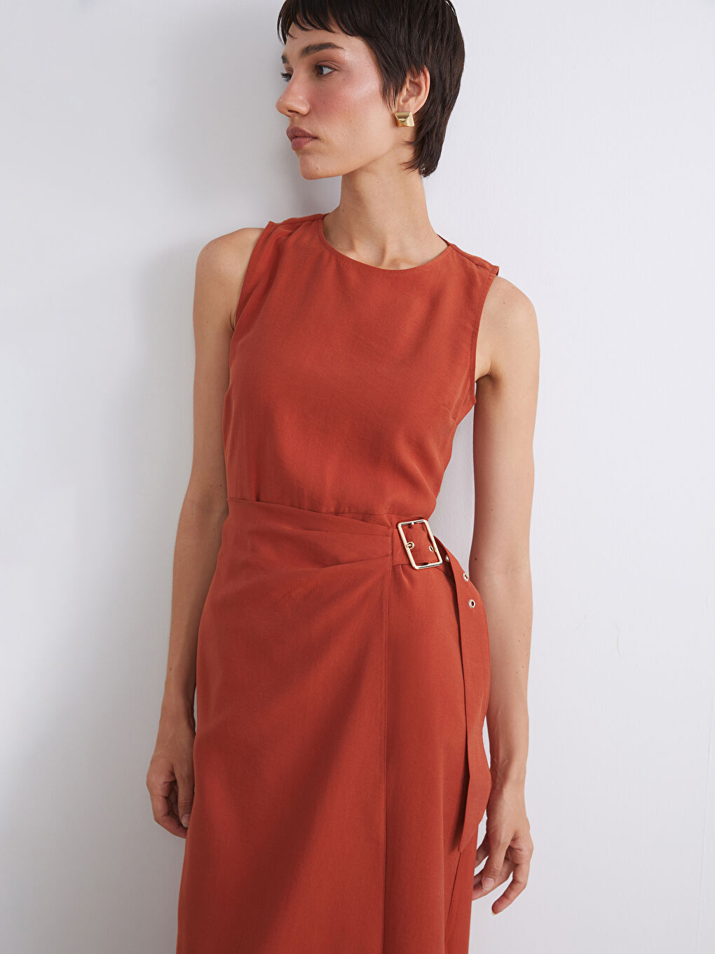LCW Vision Woman ORANGE Dress -W5L151Z8-1HT