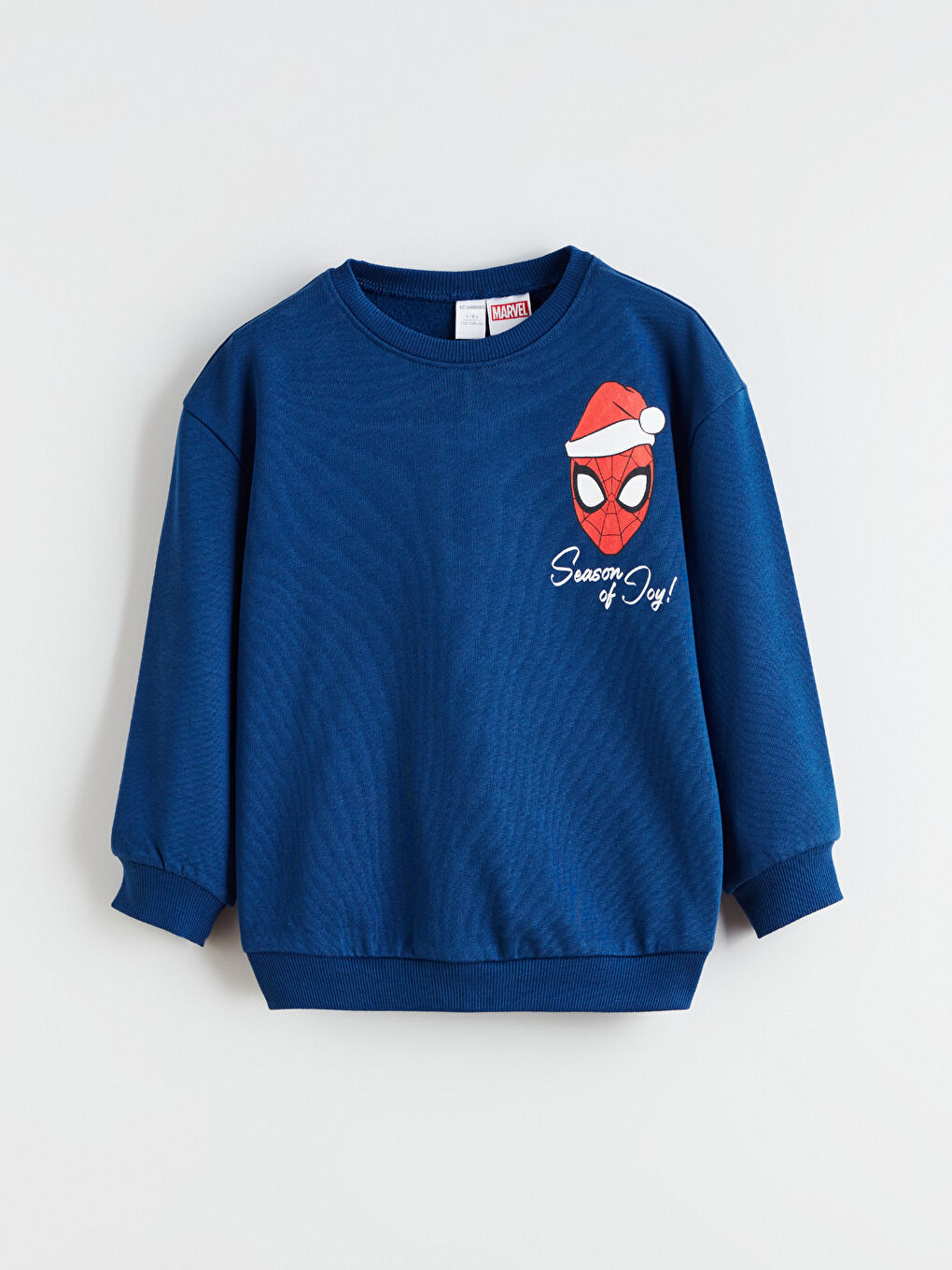 Crew Neck Spider-Man Printed Boys' Sweatshirt-1