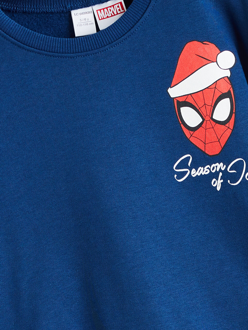 Crew Neck Spider-Man Printed Boys' Sweatshirt-2