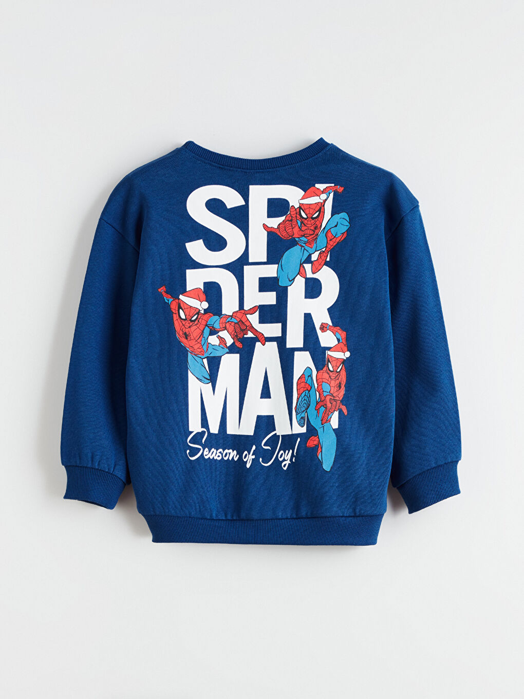 Crew Neck Spider-Man Printed Boys' Sweatshirt-4