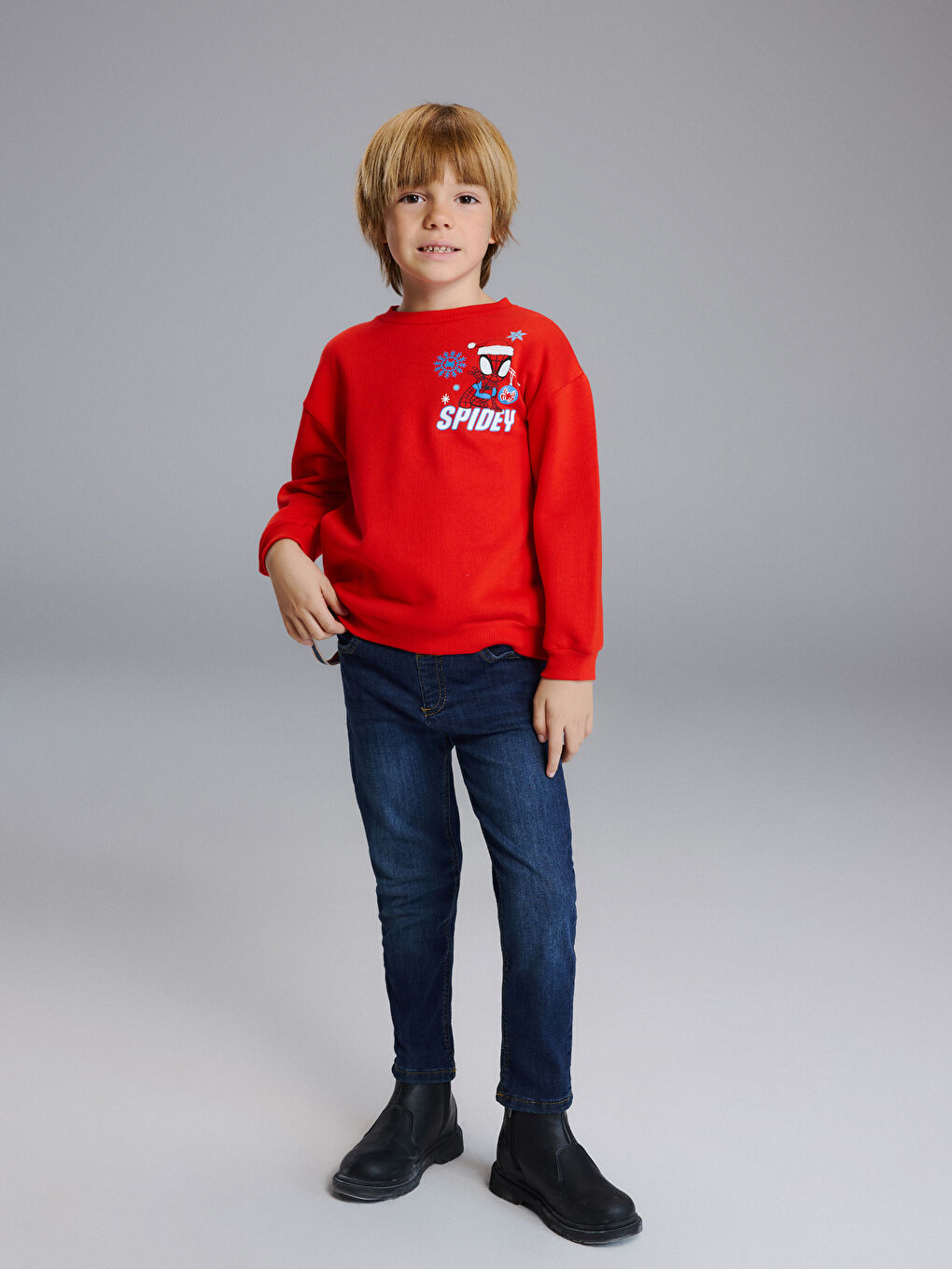 Boy RED Sweatshirt-1