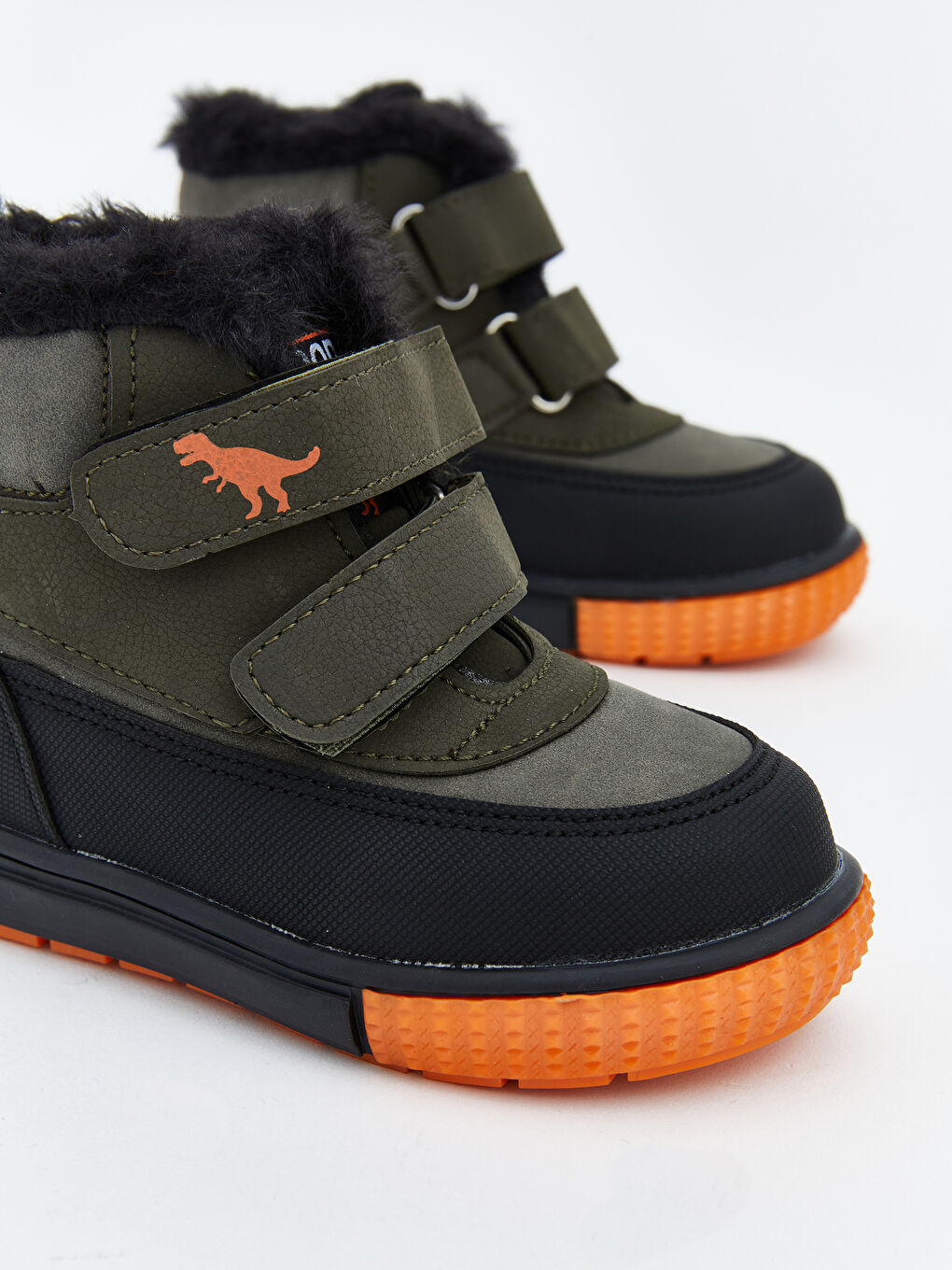 Haki Cırt Cırtlı Erkek Bebek Bot-2