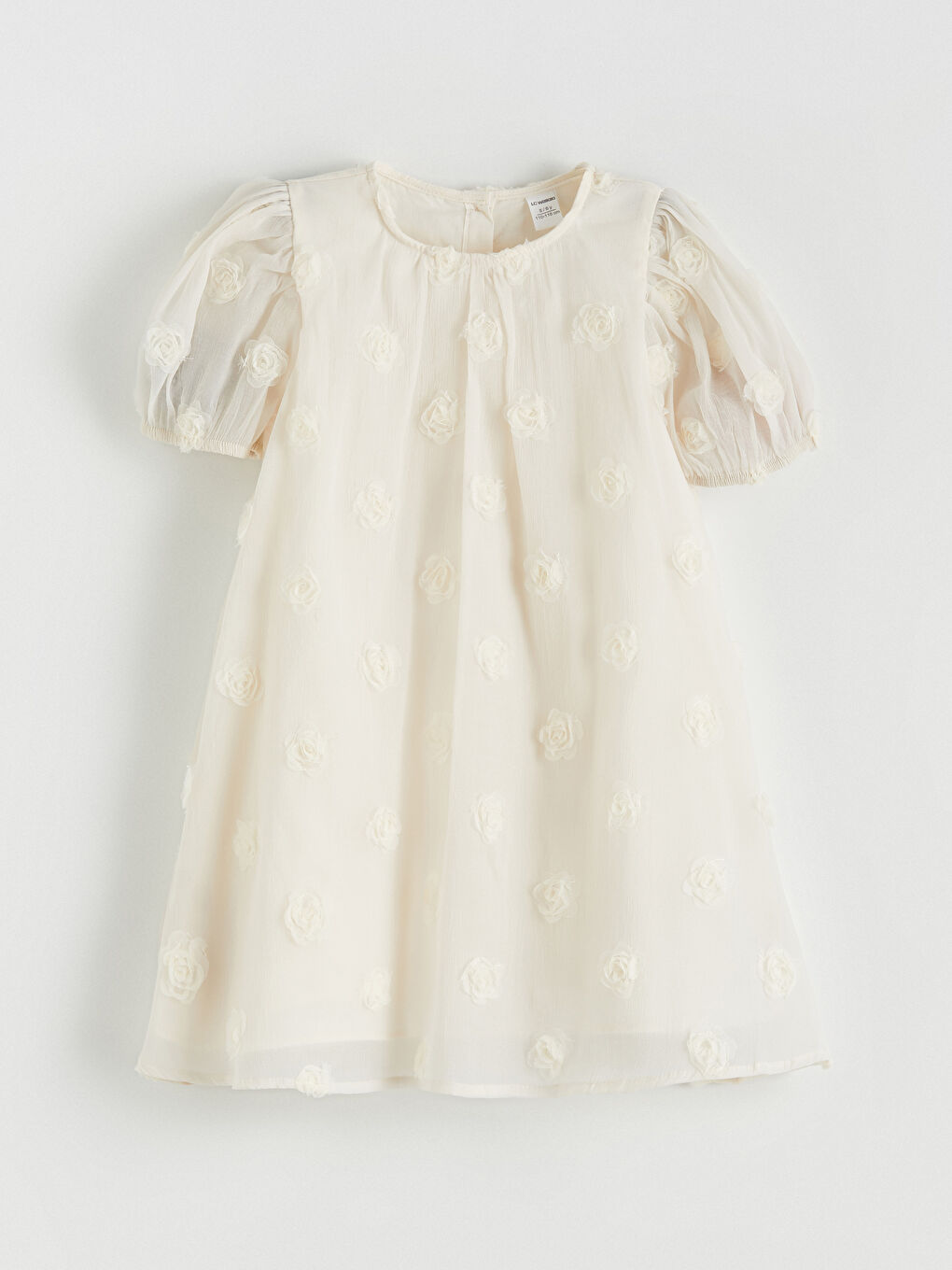 فستان بنات بكول مدور-1