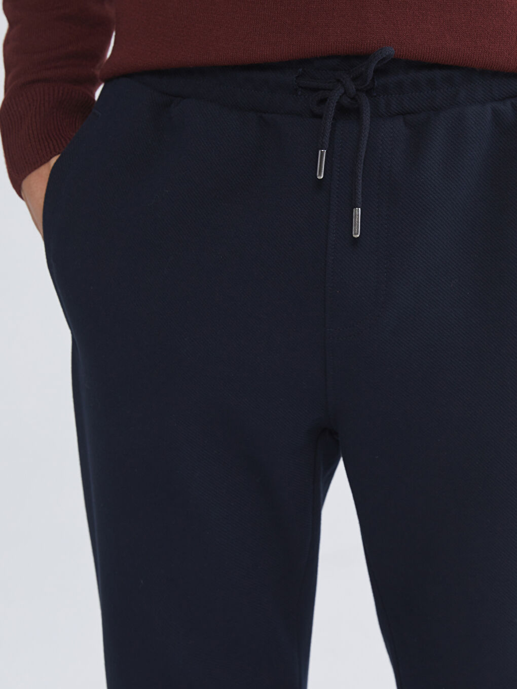 Lacivert Standart Kalıp Erkek Eşofman Altı-2