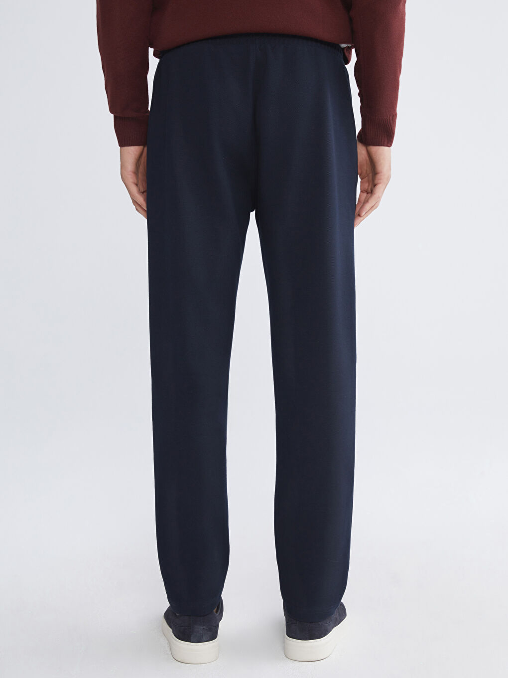 Lacivert Standart Kalıp Erkek Eşofman Altı-3