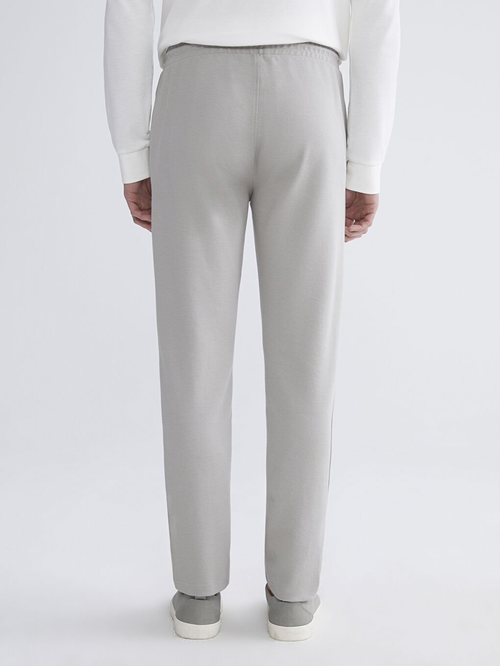 Gri Standart Kalıp Erkek Eşofman Altı-3