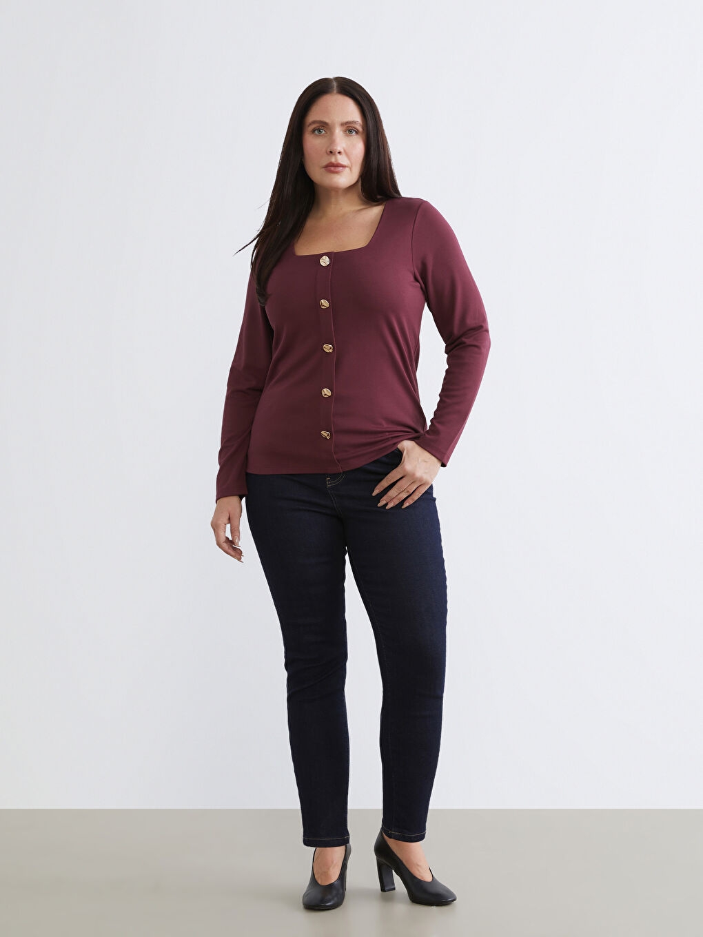 Lacivert Skinny Fit Kadın Jean Pantolon