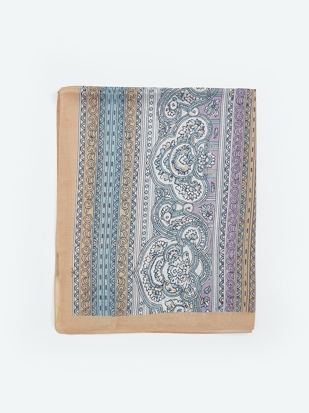 Karışık Desenli Kadın Şal-1