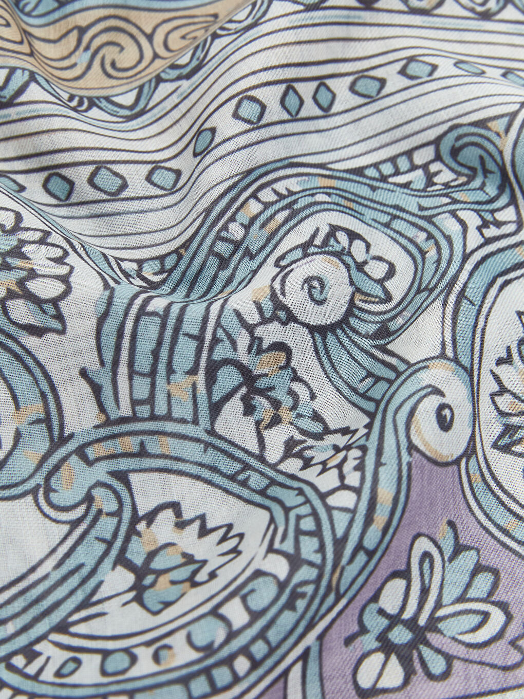 Karışık Desenli Kadın Şal-2