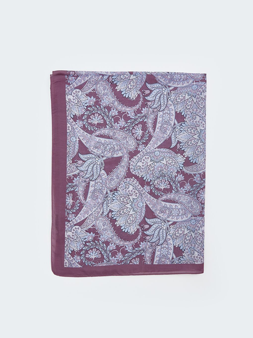 Pembe Desenli Kadın Şal-1