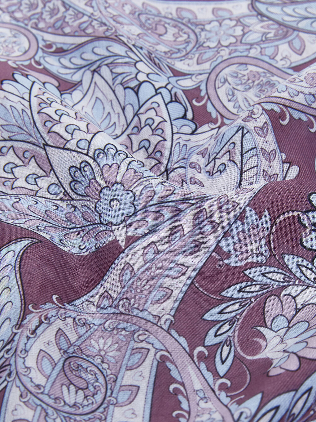 Pembe Desenli Kadın Şal-2