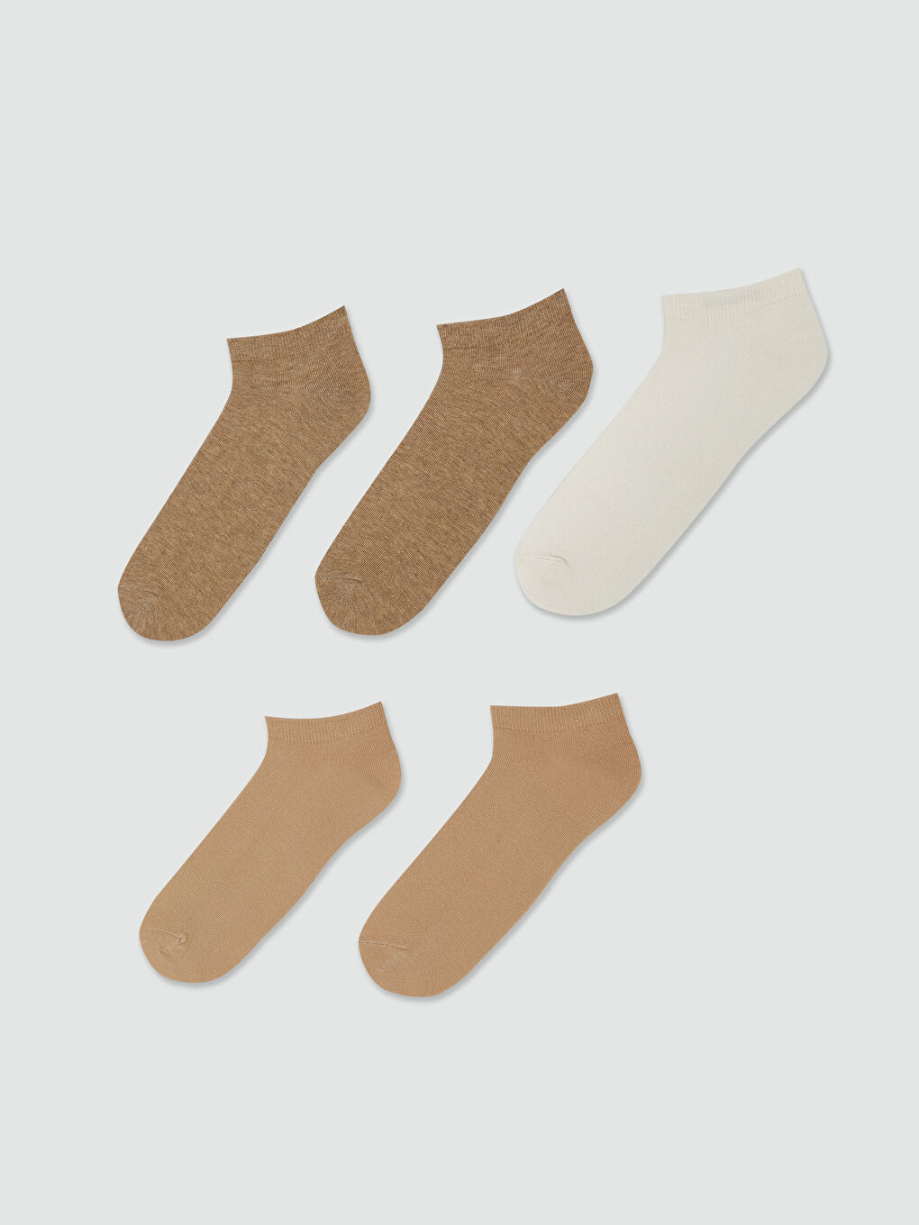 LCW ACCESSORIES Men's Sneaker Socks 5 Pack -W5L322Z8-K00