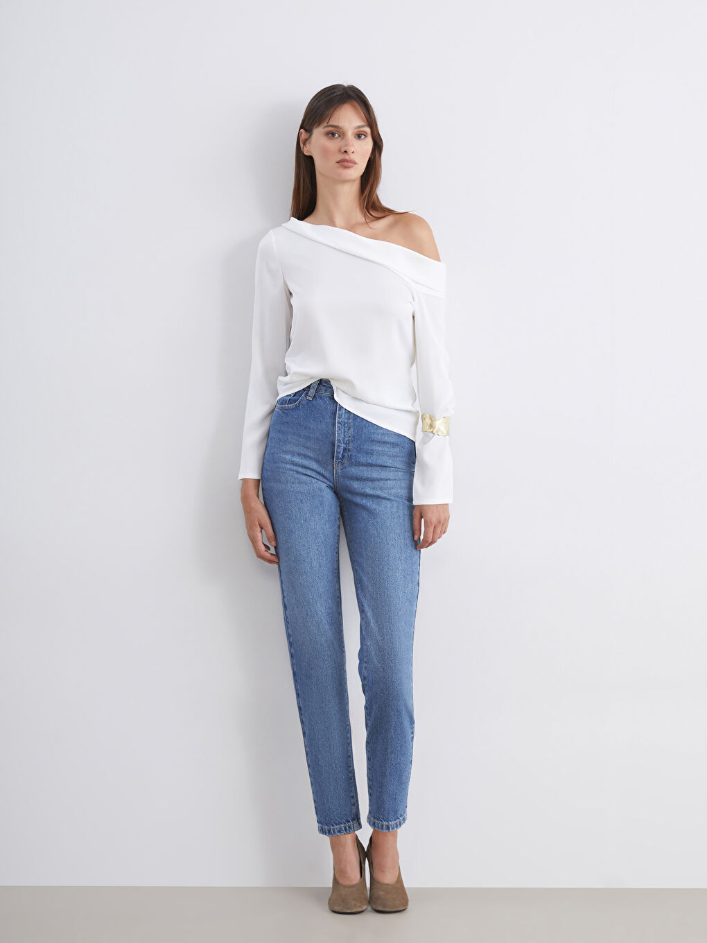 Mavi Slim Mom Kadın Jean Pantolon