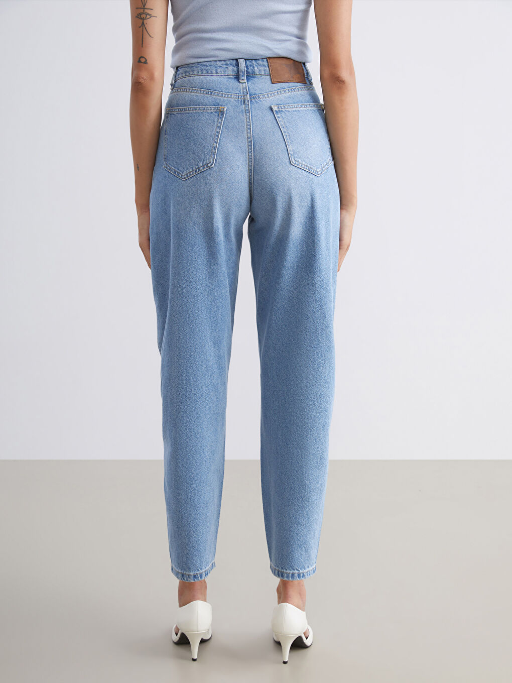 Mavi Balloon Fit Kadın Jean Pantolon-3