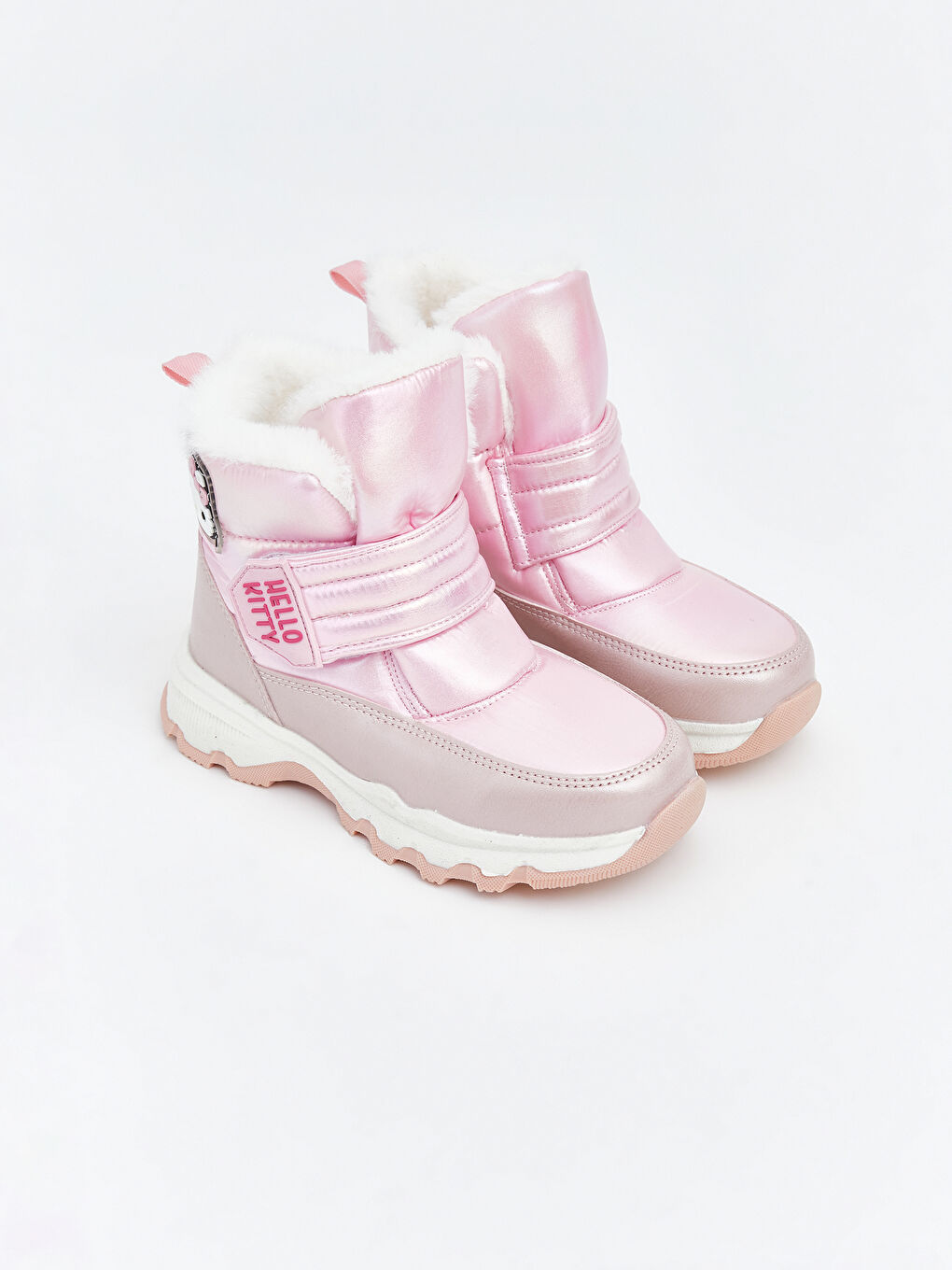 Pembe Hello Kitty Nakışlı Kız Çocuk Kar Botu