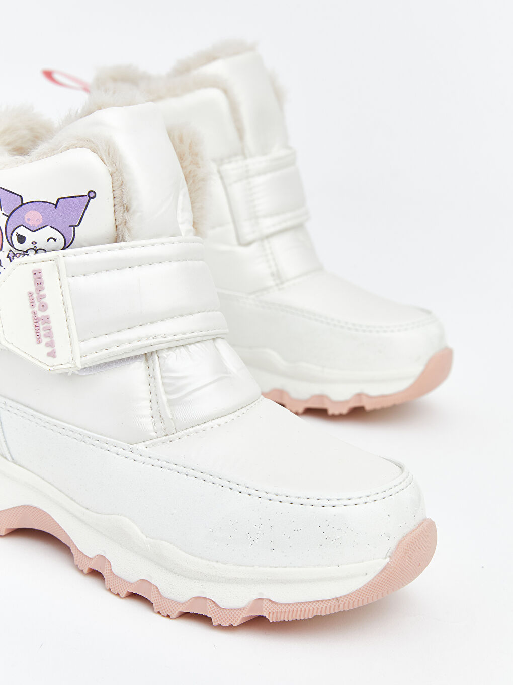 Ekru Kuromi Baskılı Kız Çocuk Kar Botu-2