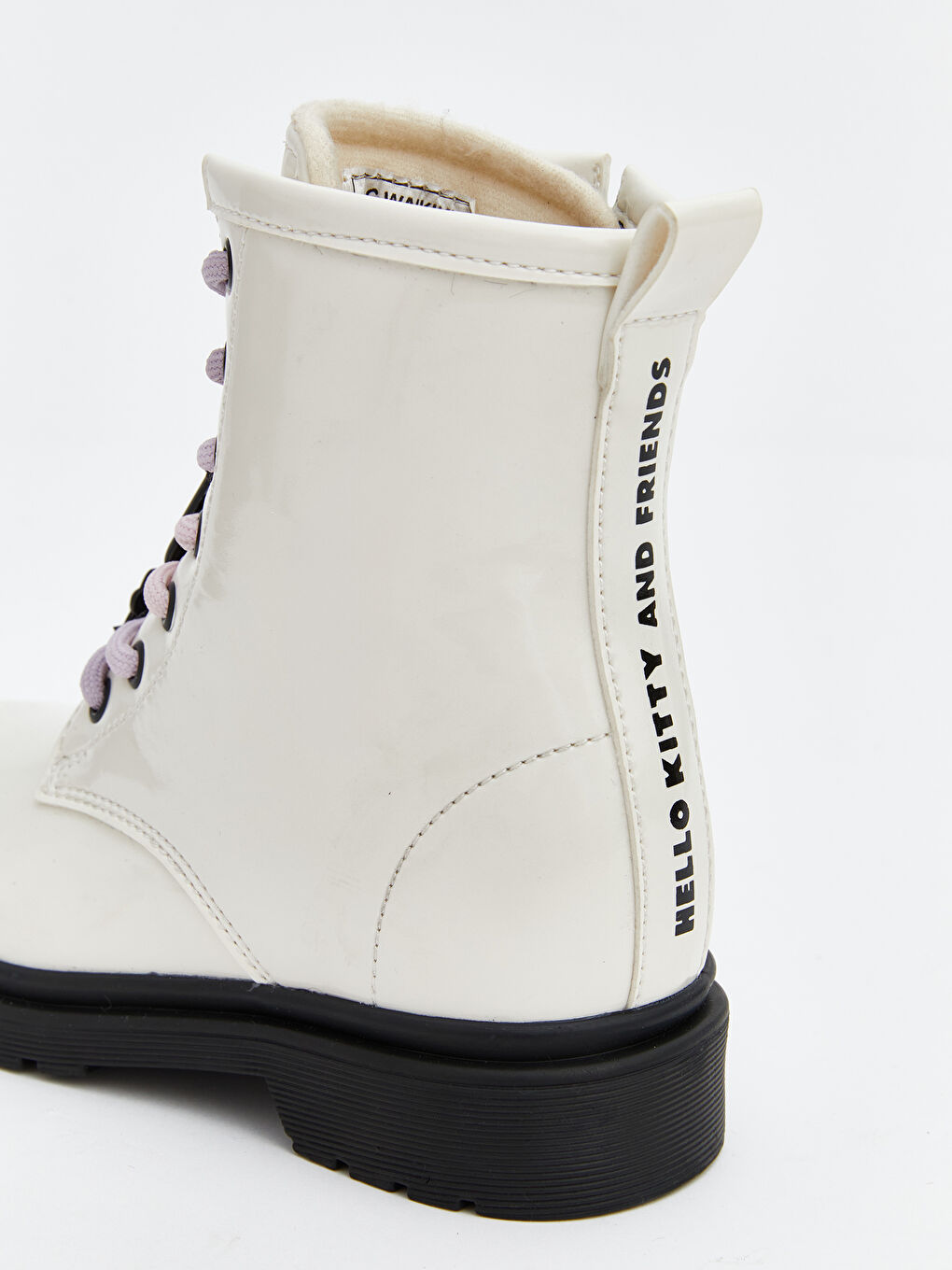 Ekru Kuromi Baskılı Kız Çocuk Bot-5