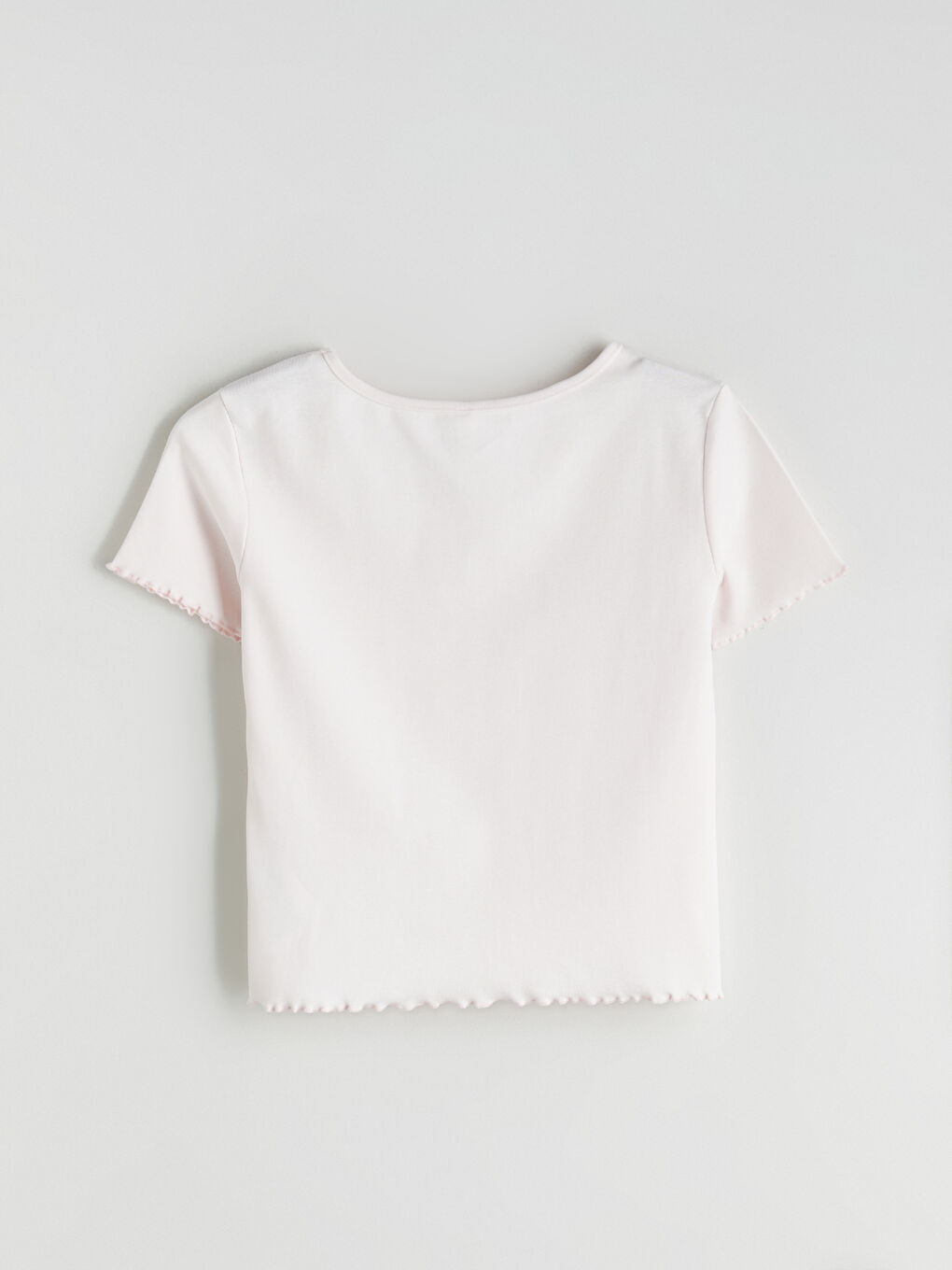 Kırmızı Bisiklet Yaka Kiraz Baskılı Kadın Pijama Takımı-6