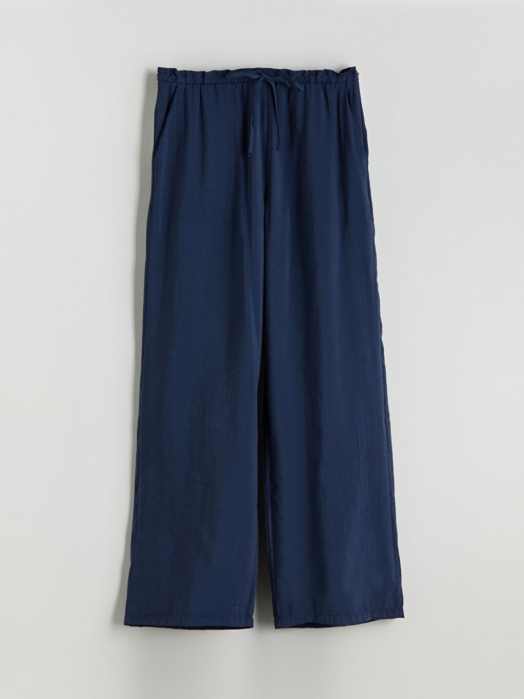 Pantalone od modalnog mešavina sa elastičnim strukom za žene-2