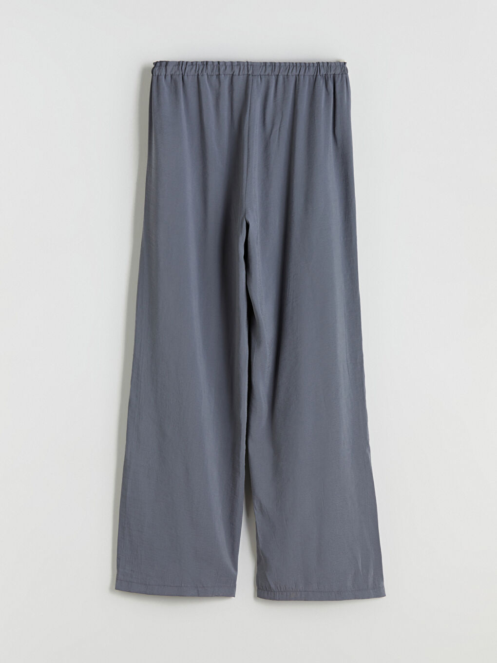 Gri Beli Lastikli Modal Karışımlı Kadın Pantolon-9