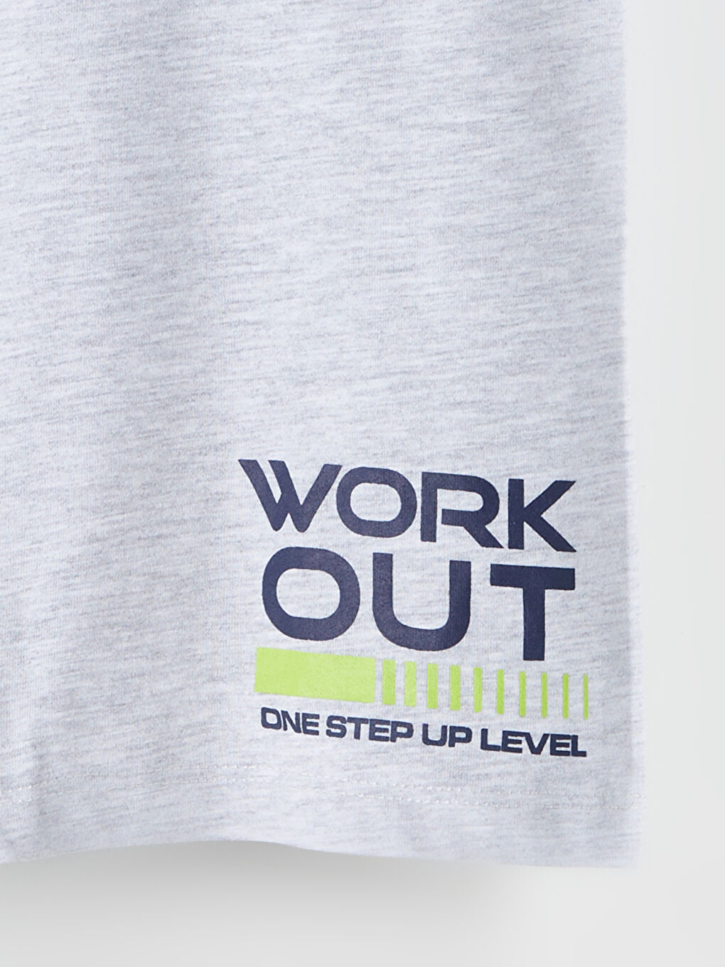 Lacivert Beli Lastikli Baskılı Erkek Çocuk Şort 2'li-5