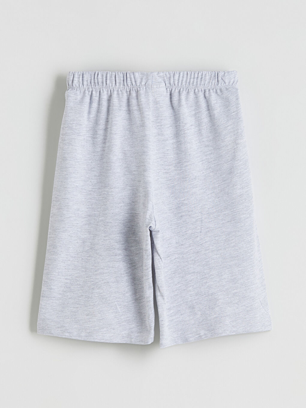 Lacivert Beli Lastikli Baskılı Erkek Çocuk Şort 2'li-6