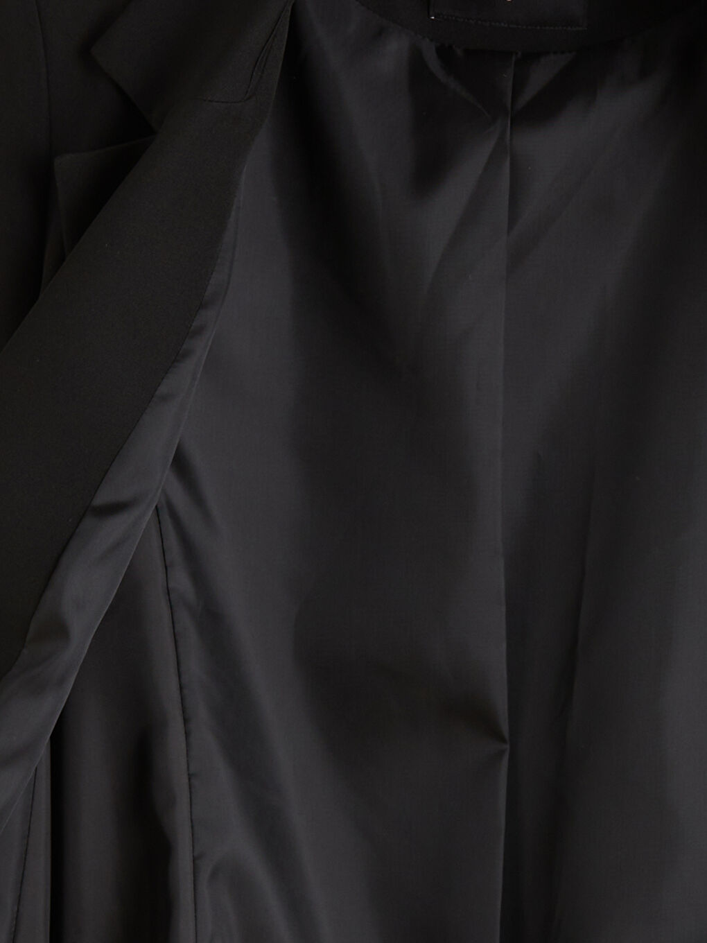 Siyah Kadın Krep Blazer Ceket-6