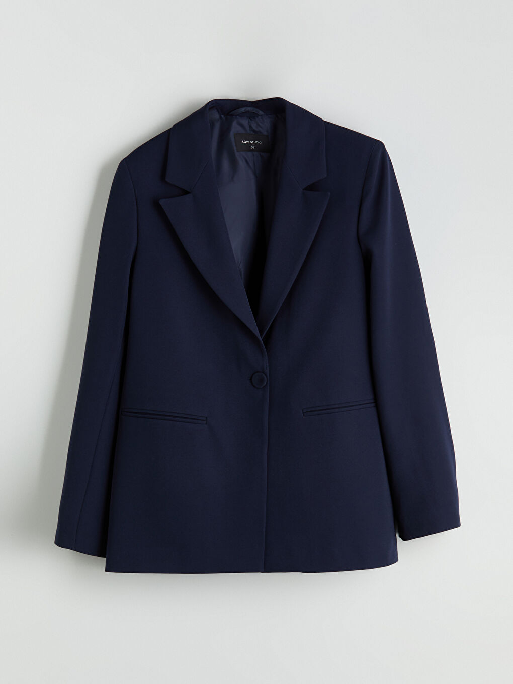 Lacivert Kadın Blazer Ceket-6