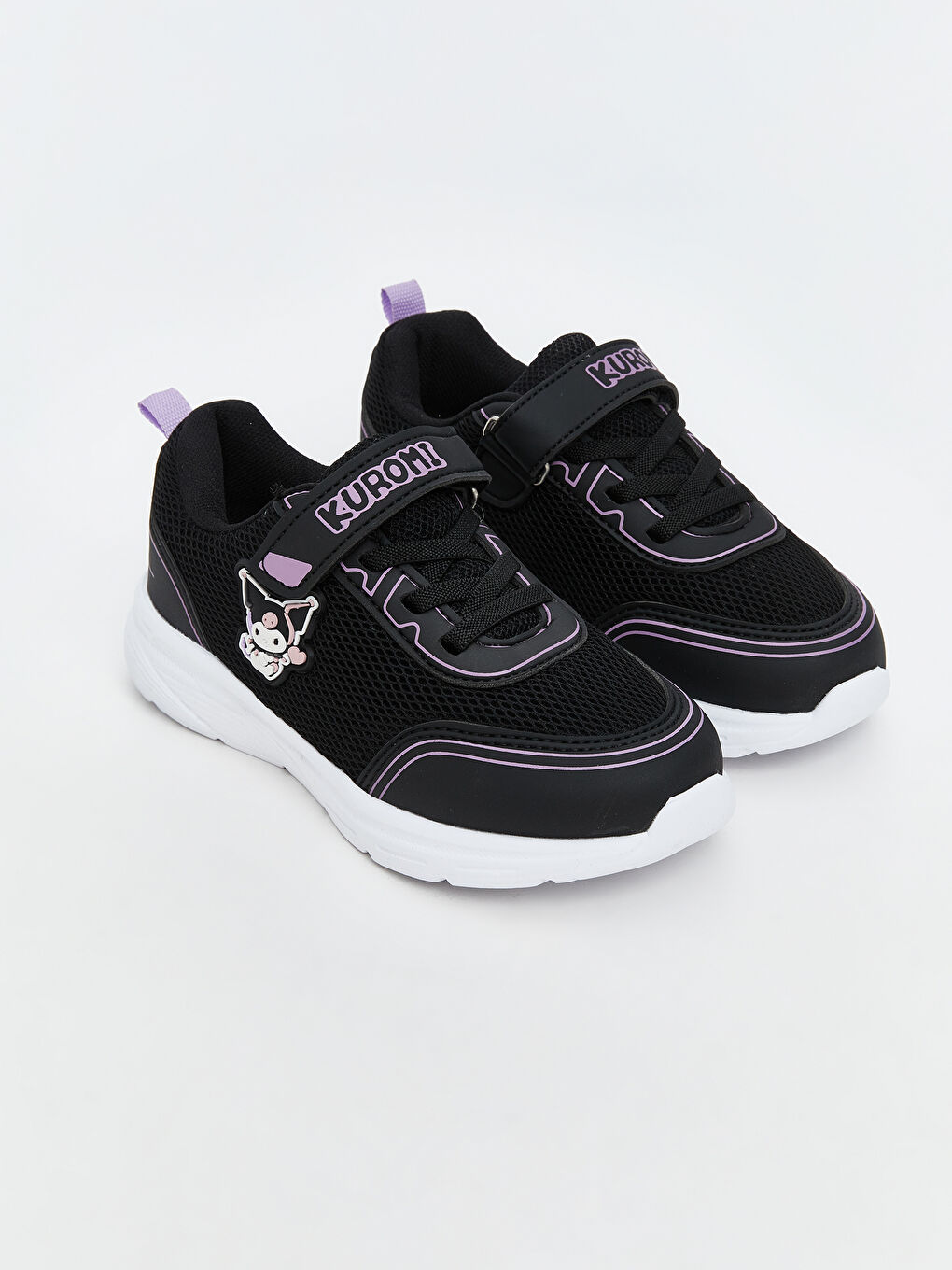 Siyah Kuromi Baskılı Kız Çocuk Spor Ayakkabı