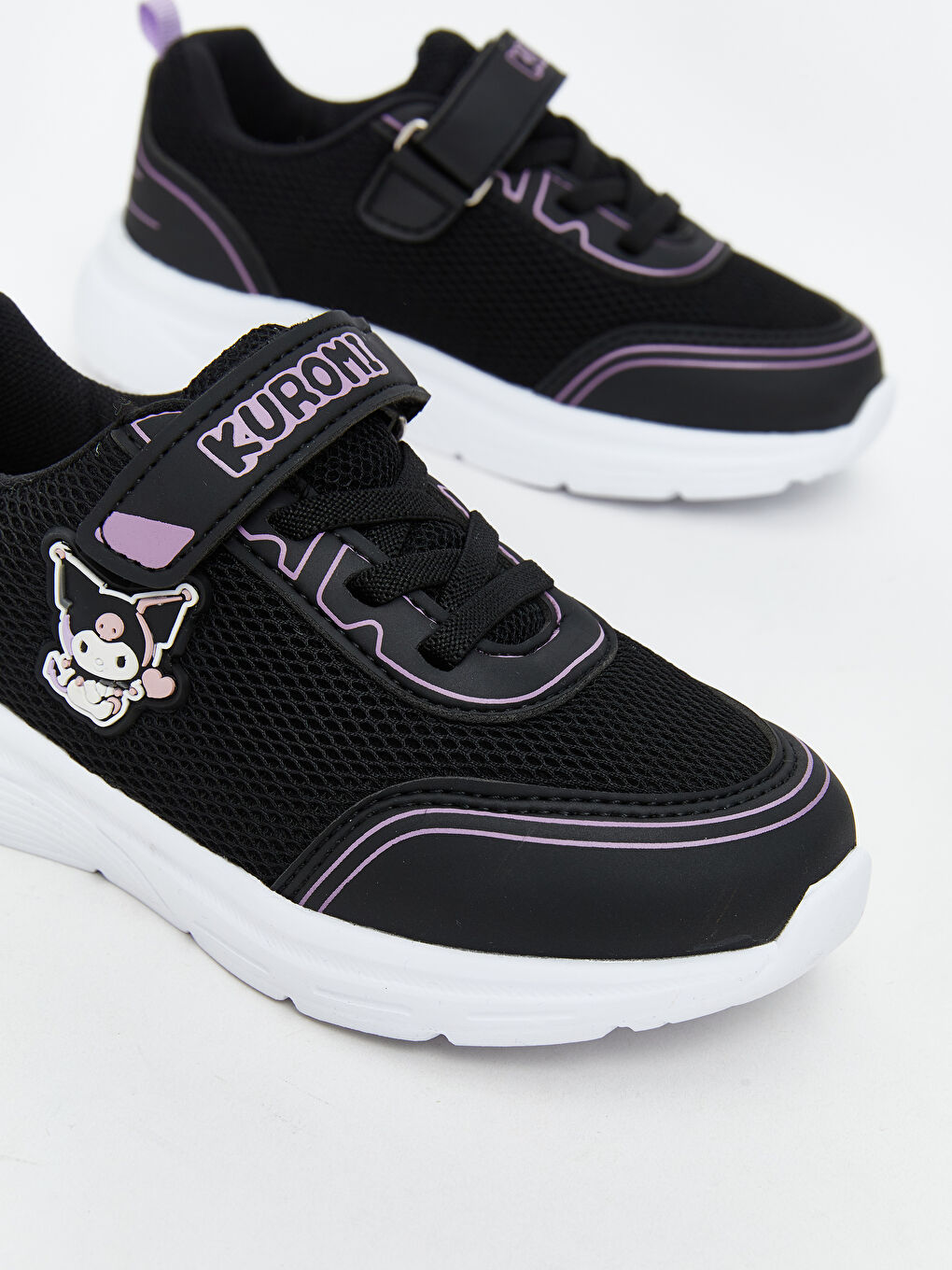 Siyah Kuromi Baskılı Kız Çocuk Spor Ayakkabı-2