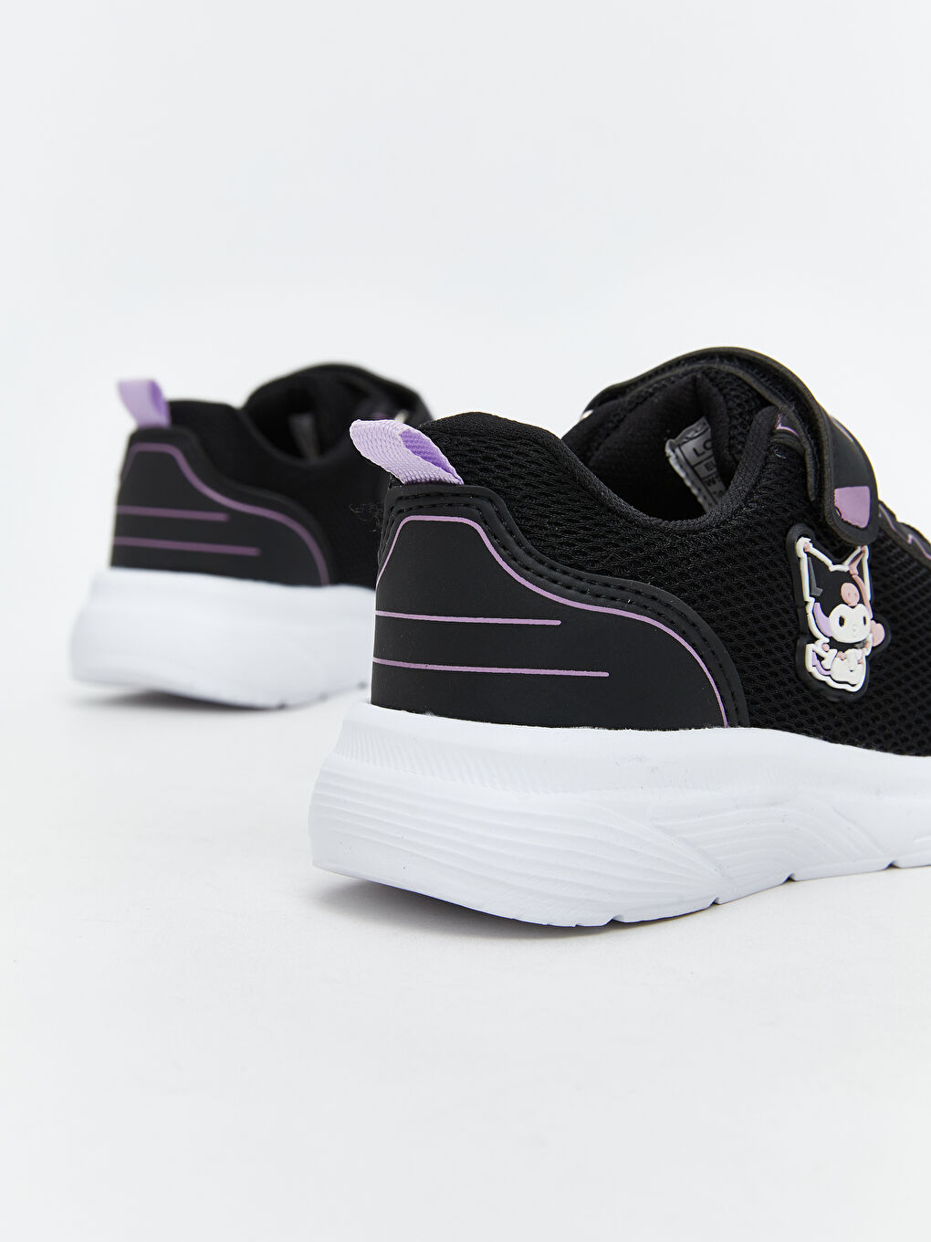 Siyah Kuromi Baskılı Kız Çocuk Spor Ayakkabı-4