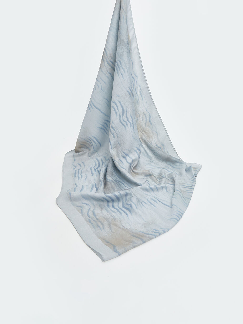 Ekru Desenli Kadın Şal