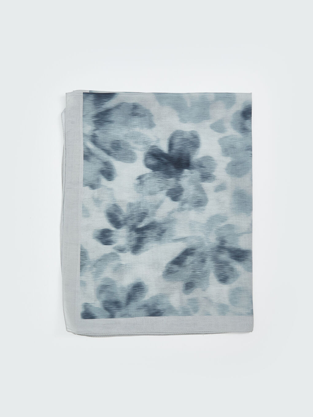 Gri Desenli Kadın Şal-1