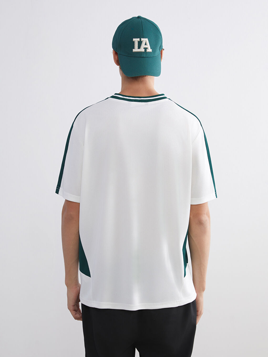 V Neck Printed Men's T-Shirt-7