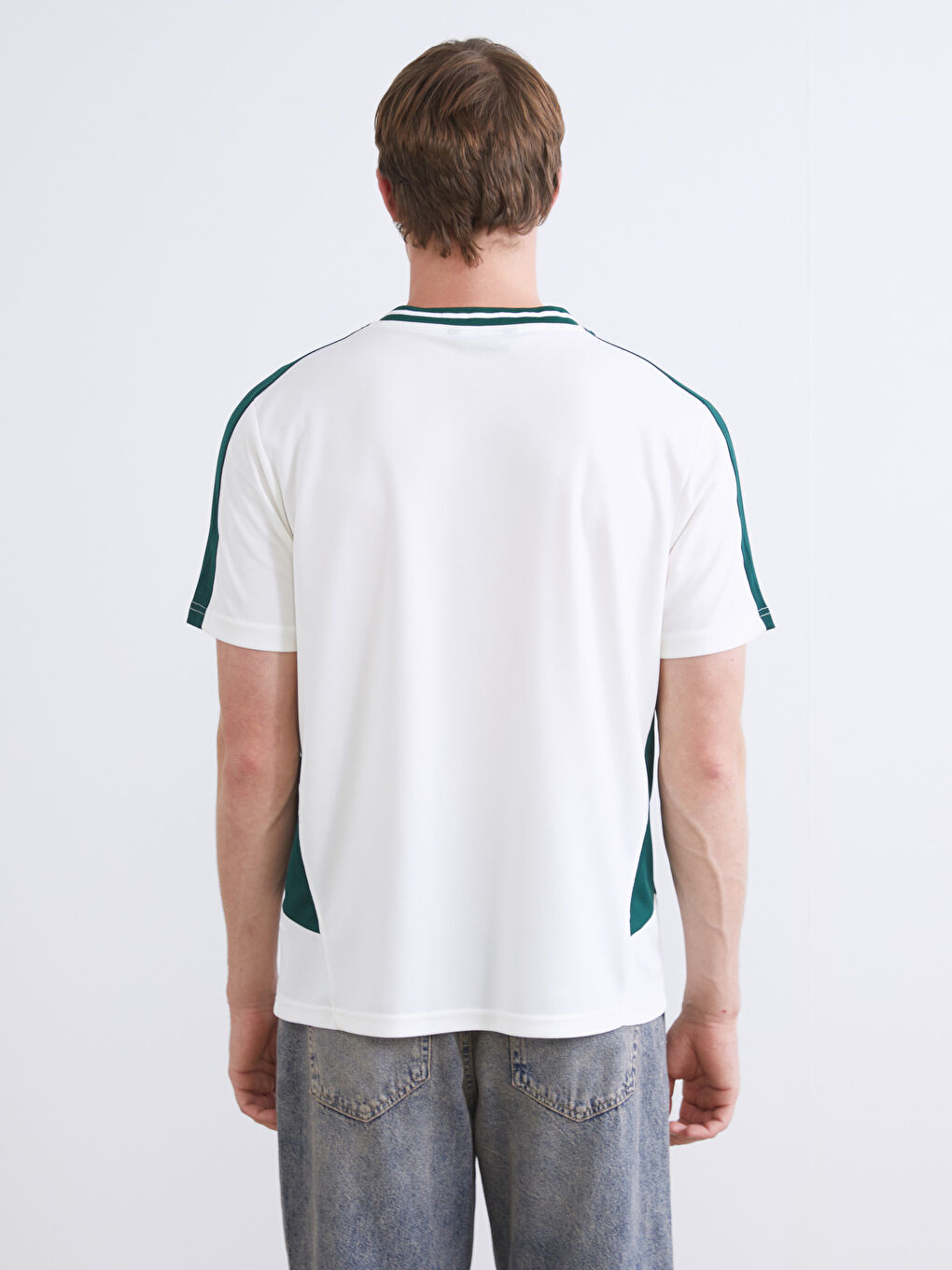 V Neck Printed Men's T-Shirt-6