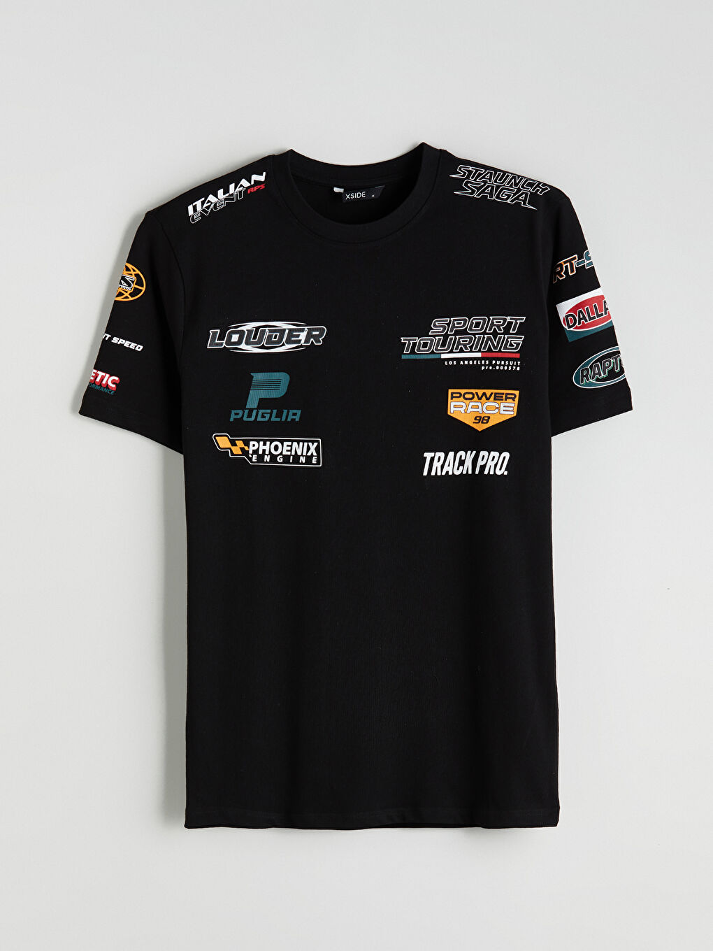 Crew Neck Printed Jersey Men's T-Shirt-4
