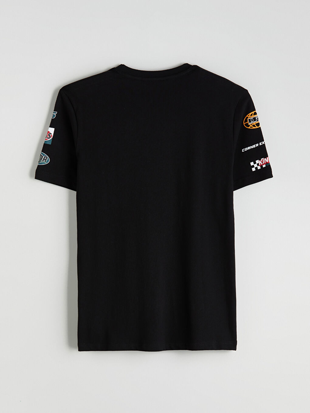 Crew Neck Printed Jersey Men's T-Shirt-5