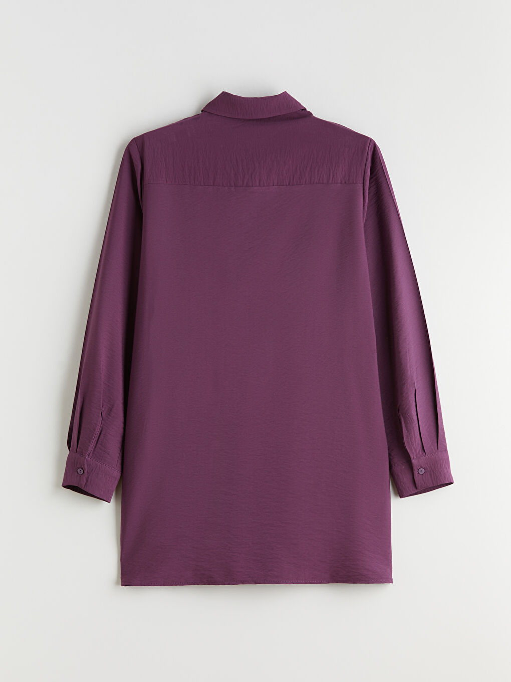 Mor Beli Bağlamalı Kadın Gömlek Tunik-1