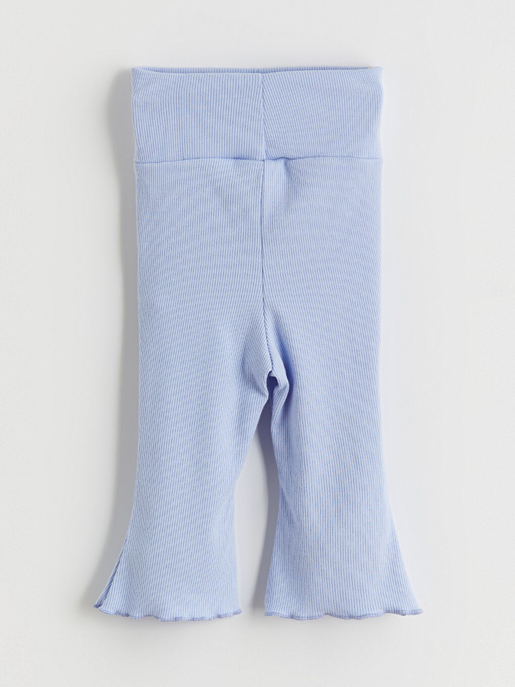 Mavi Bisiklet Yaka Kız Bebek Tişört ve Tayt 2'li-6