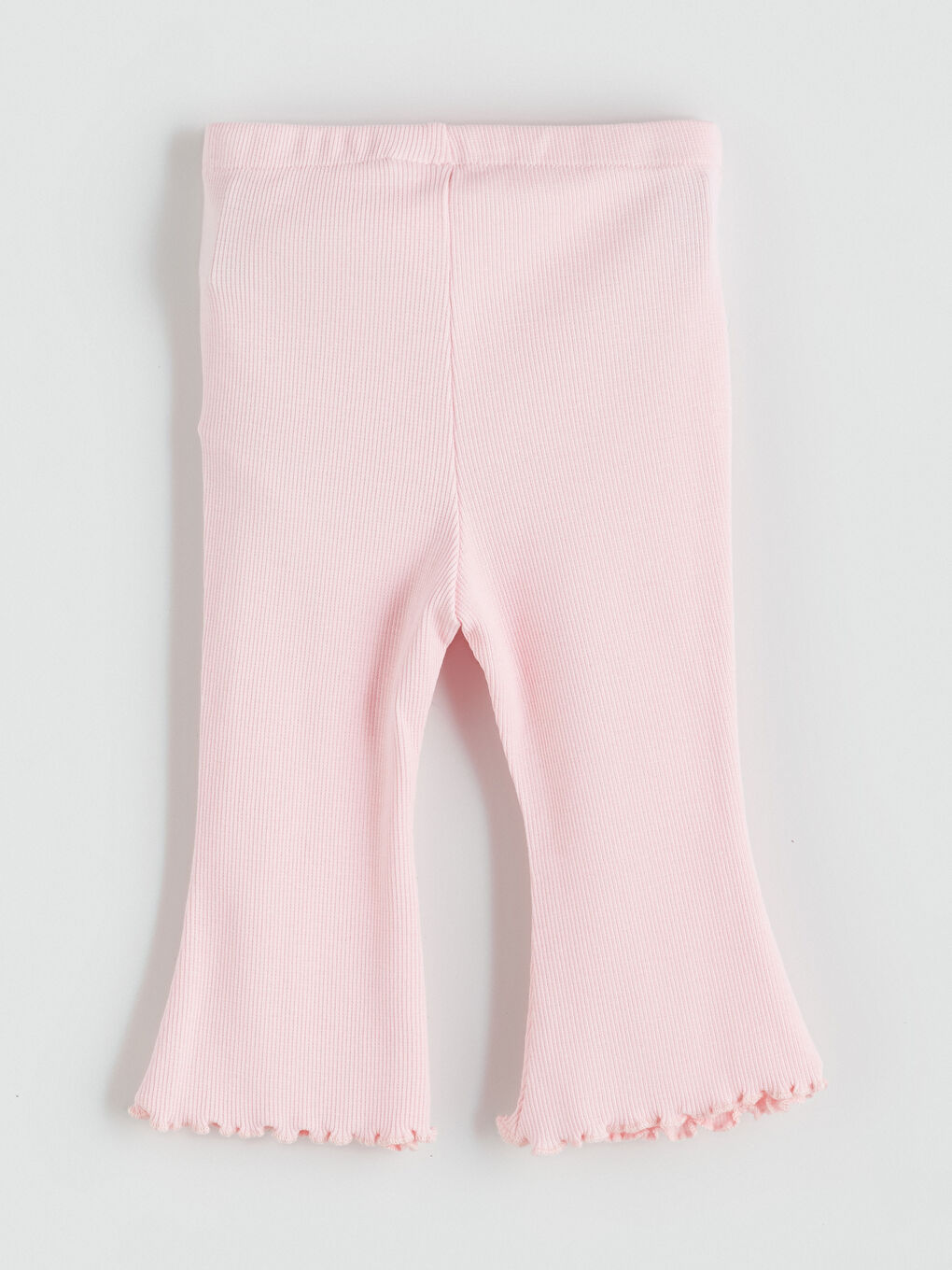 Pembe Beli Lastikli Kız Bebek Tayt 2'li-3