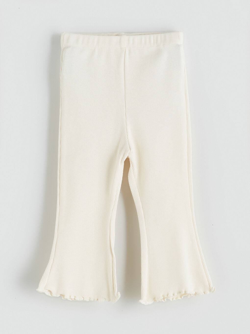 Pembe Beli Lastikli Kız Bebek Tayt 2'li-4