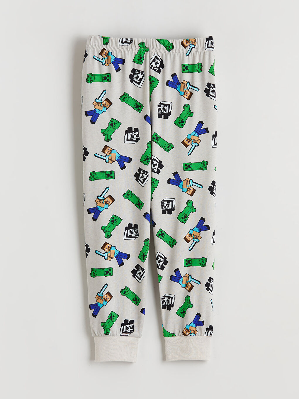 Minecraft Pidžama Komplet za Dečake sa Okruglim Izrezom i Printom-2