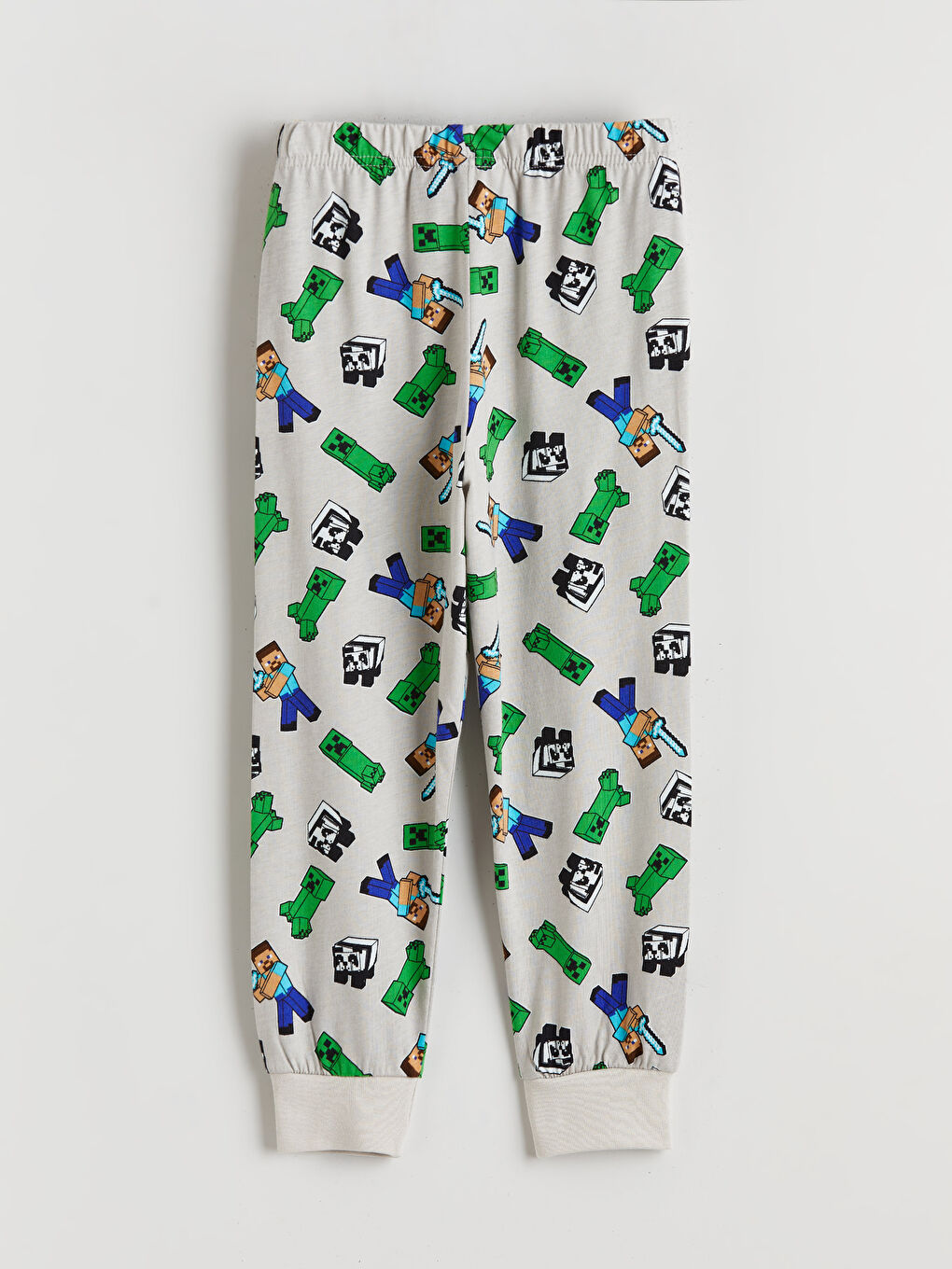 Minecraft Pidžama Komplet za Dečake sa Okruglim Izrezom i Printom-3