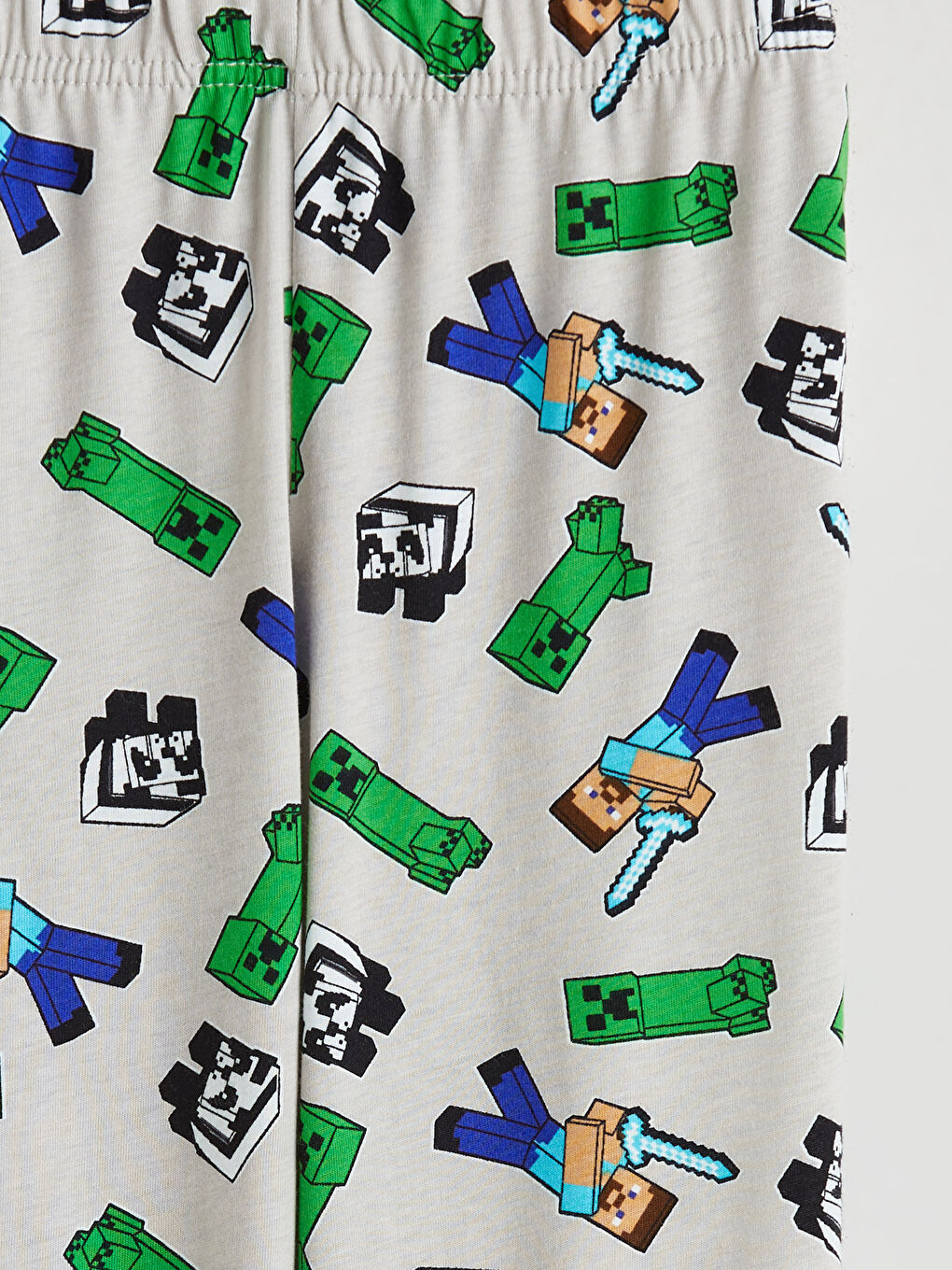Minecraft Pidžama Komplet za Dečake sa Okruglim Izrezom i Printom-5