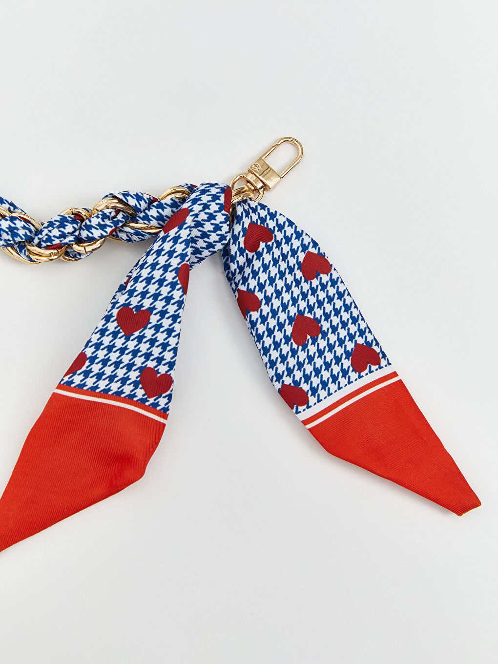 Scarf Detailed Women's Keychain-1