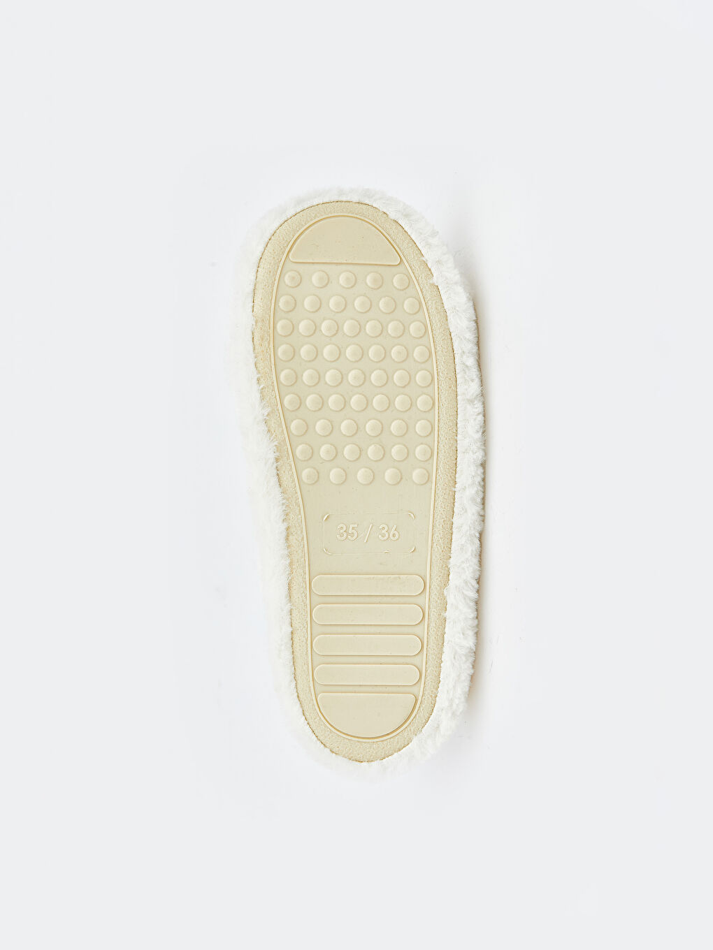 Beyaz Hello Kitty Nakışlı Kız Çocuk Pelüş Ev Terliği-3